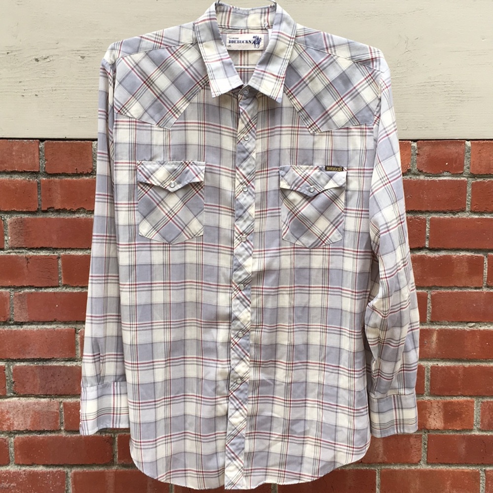 Vintage Roebucks.Cowboy Button Down